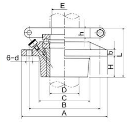 Drawing for Marine Upper Rudder Carrier.png